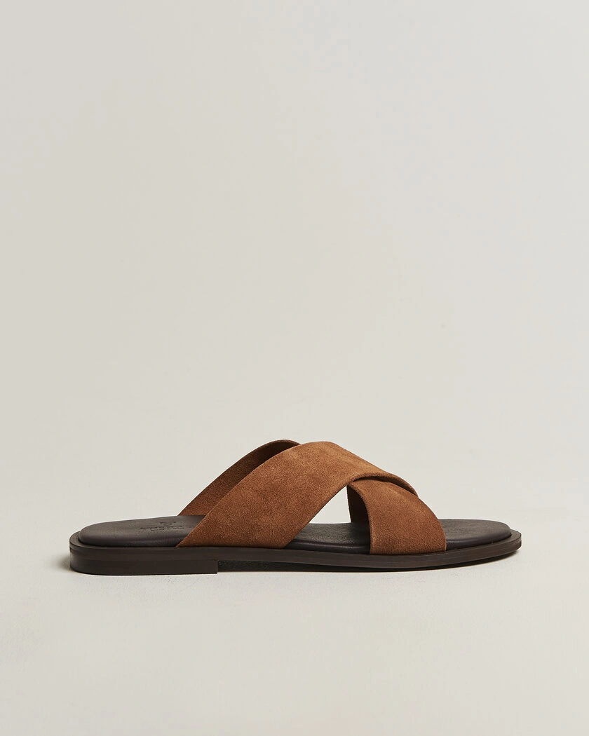 Thera's Classic Sandals Whiskey Suede – Braun