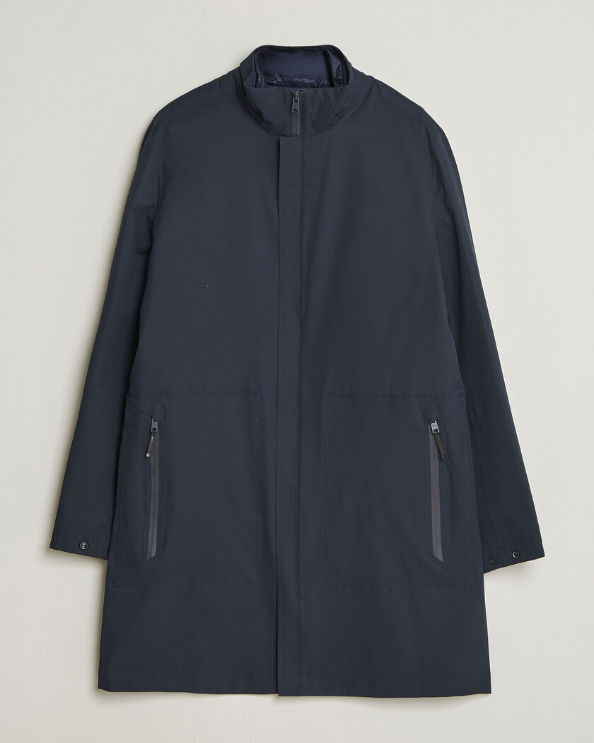 Woolrich Two Layer 2 in 1 Carcoat Melton Blue – Blau