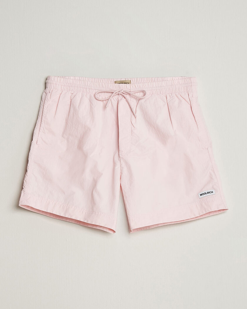 Woolrich Solid Garment Dyed Swimshorts Pale Lilac – Rosa