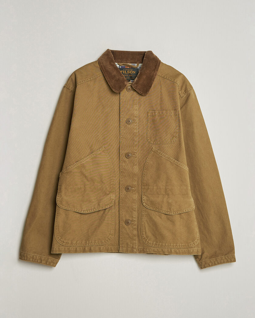 Filson Canvas Outfitter Jacket Kangaroo – Braun