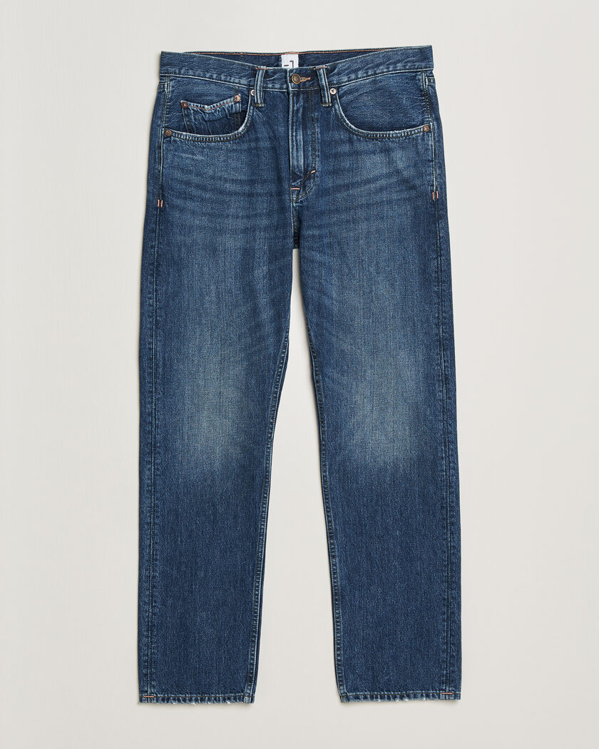 -1 Nordic Denim Regular Fit Jeans Nordic Worn In – Blau