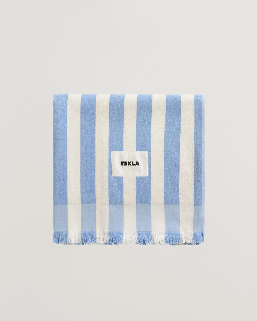 Tekla Organic Terry Beach Towel Moro Stripes – Mehrfarbig