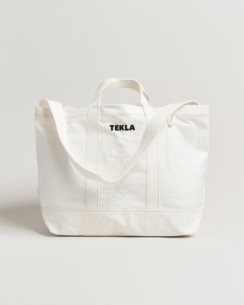 Tekla Beach Bag Ivory – Weiß