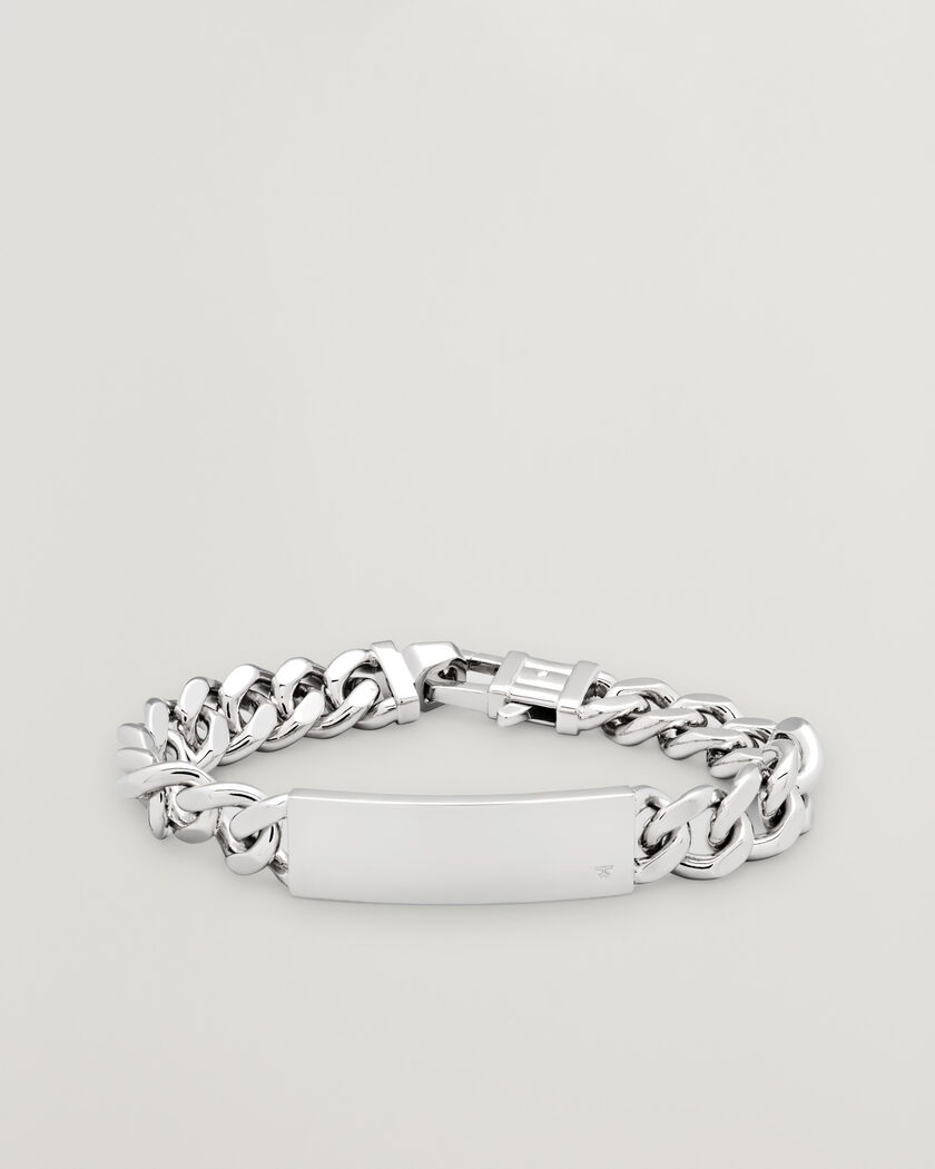 Tom Wood ID Bracelet Silver – Silber