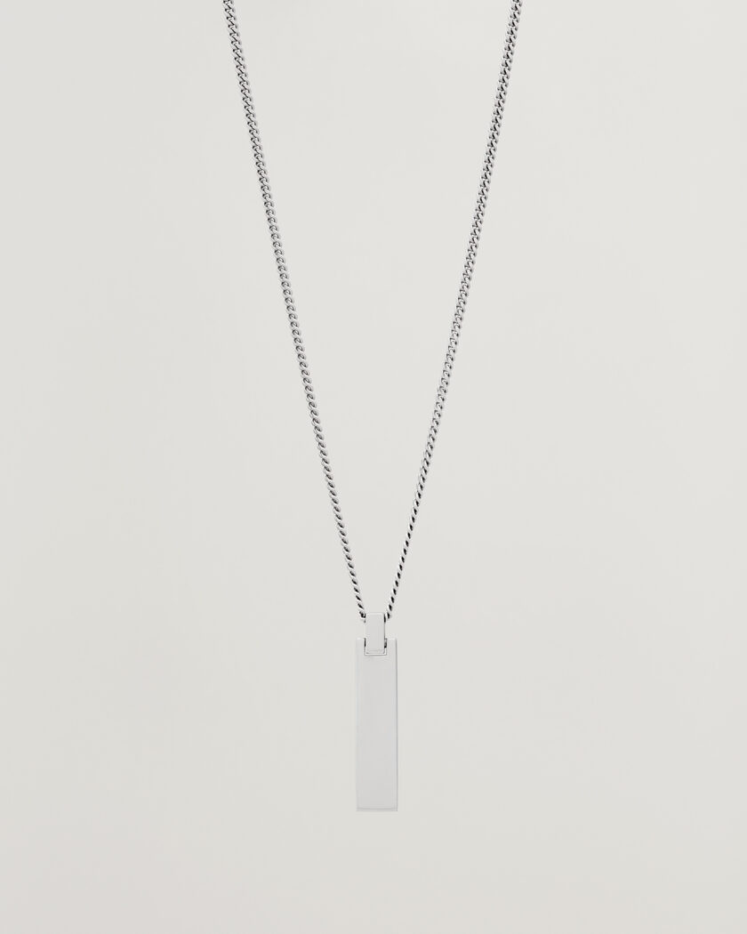 Tom Wood ID Pendant 21,5 Inches Silver – Silber