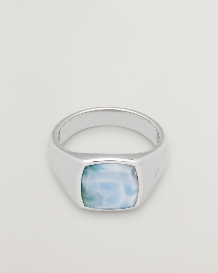 Tom Wood Kay Ring Ice Blue Silver – Silber