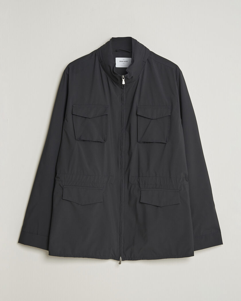 Gran Sasso Nylon Field Jacket Navy – Blau