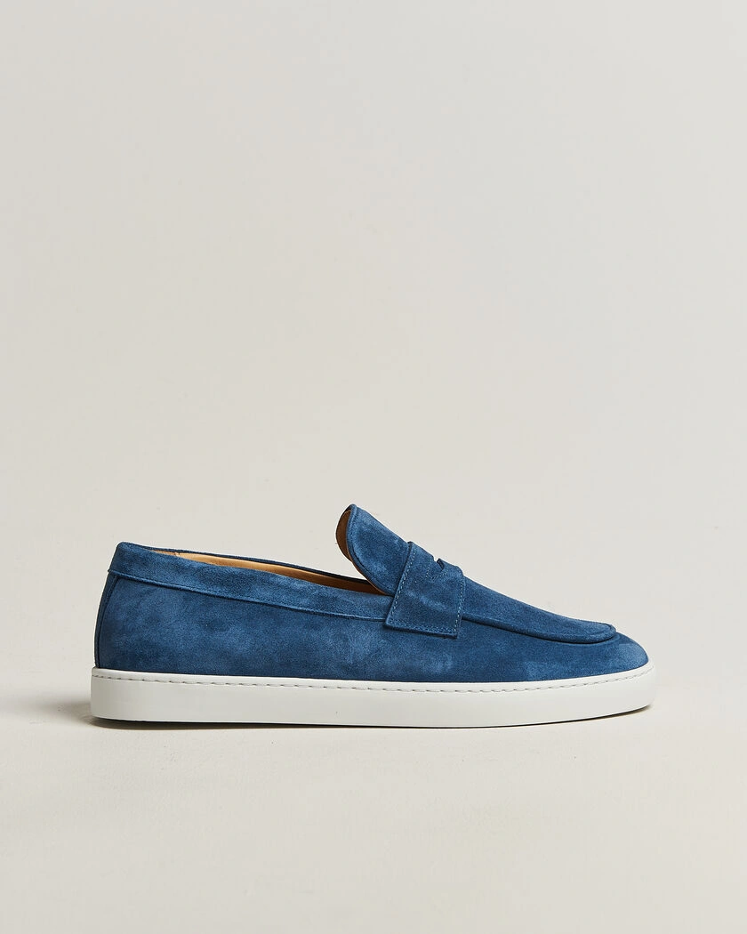 Fliteless Suede Penny Sneaker Ocean – Blau