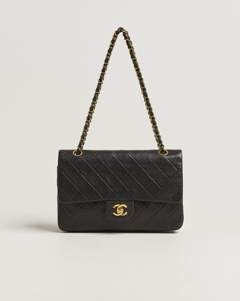 Chanel Pre-Owned Classic Medium Double Flap Bag Black – Schwarz