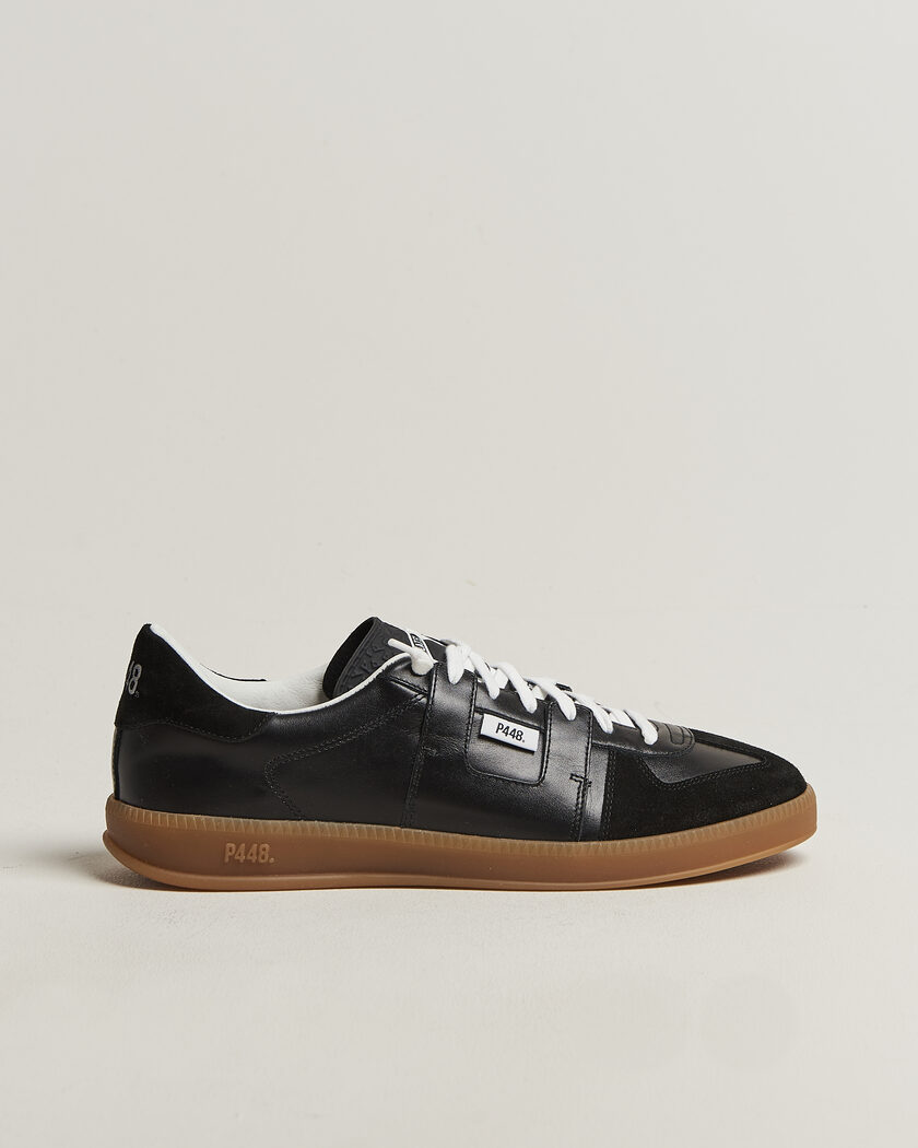 P448 Monza Leather/Suede Sneaker Black – Schwarz