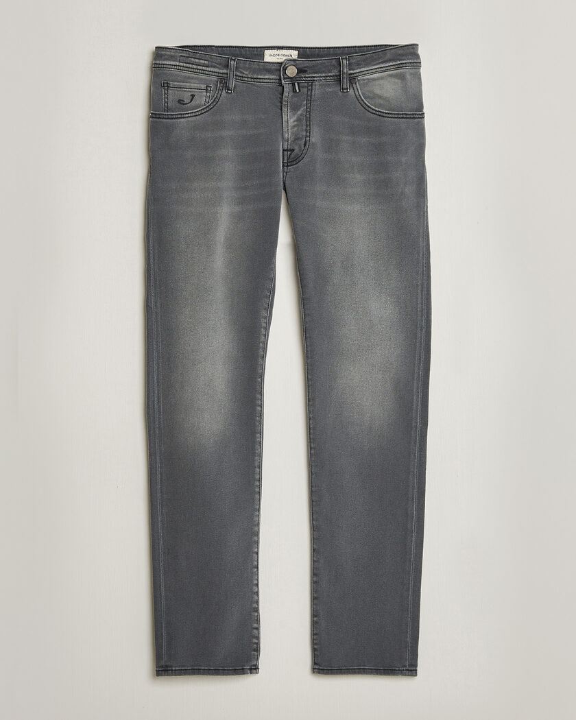 Jacob Cohën Nick Slim Fit Power Stretch Jeans Light Black Wash – Schwarz