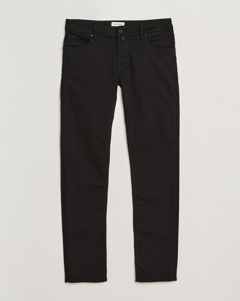 Jacob Cohën Nick Slim Fit Stretch Stay Black Jeans Rinse Wash – Schwarz