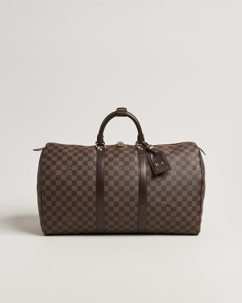 Louis Vuitton Pre-Owned Keepall 50 Damier Ebene – Braun