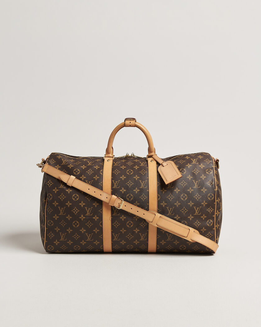 Louis Vuitton Pre-Owned Keepall Bandouliére 50 Monogram – Braun