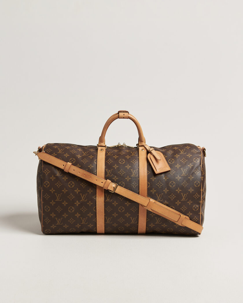 Louis Vuitton Pre-Owned Keepall Bandouliére 50 Monogram – Braun