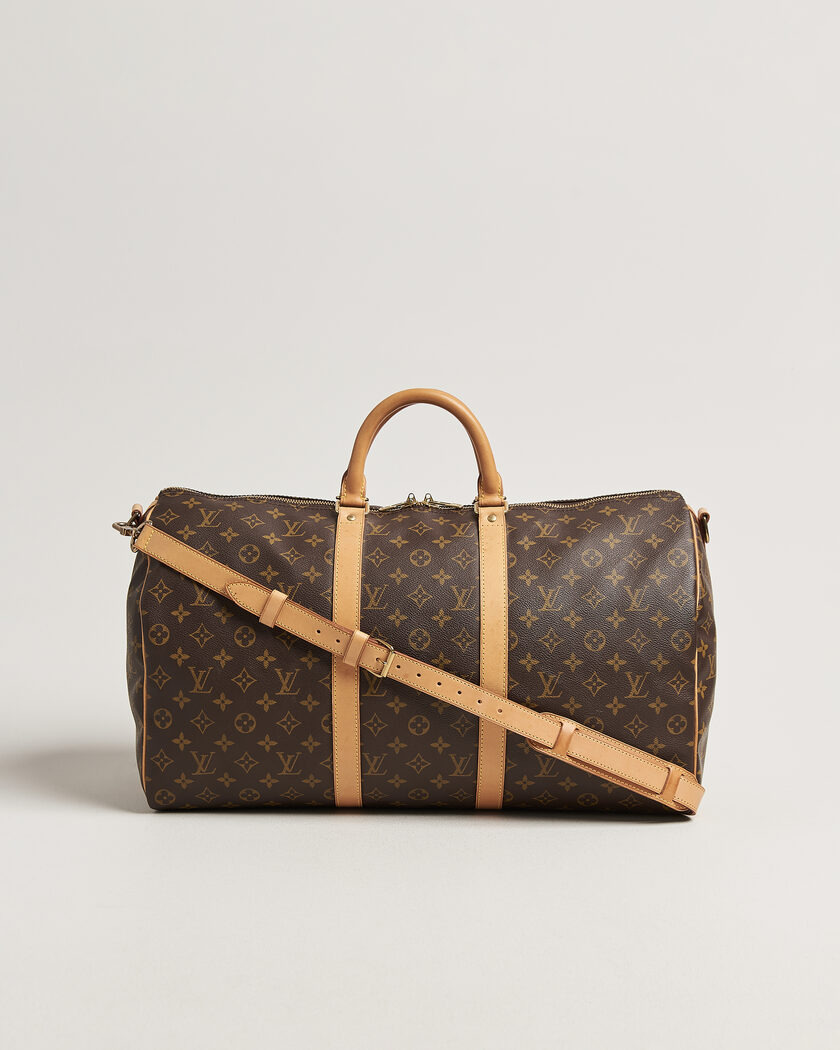 Louis Vuitton Pre-Owned Keepall Bandouliére 50 Monogram – Braun
