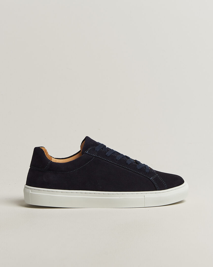 A Day's March Marching Suede Sneaker Navy – Blau
