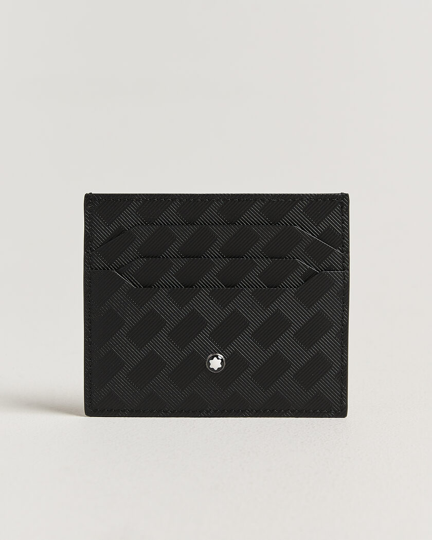 Montblanc Extreme Leather 6cc Card Holder Black – Schwarz