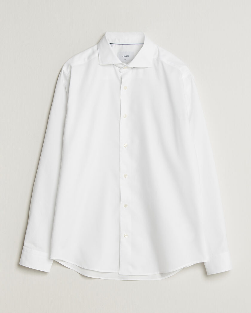 Eton Casual Fit Signature Oxford Shirt White – Weiß