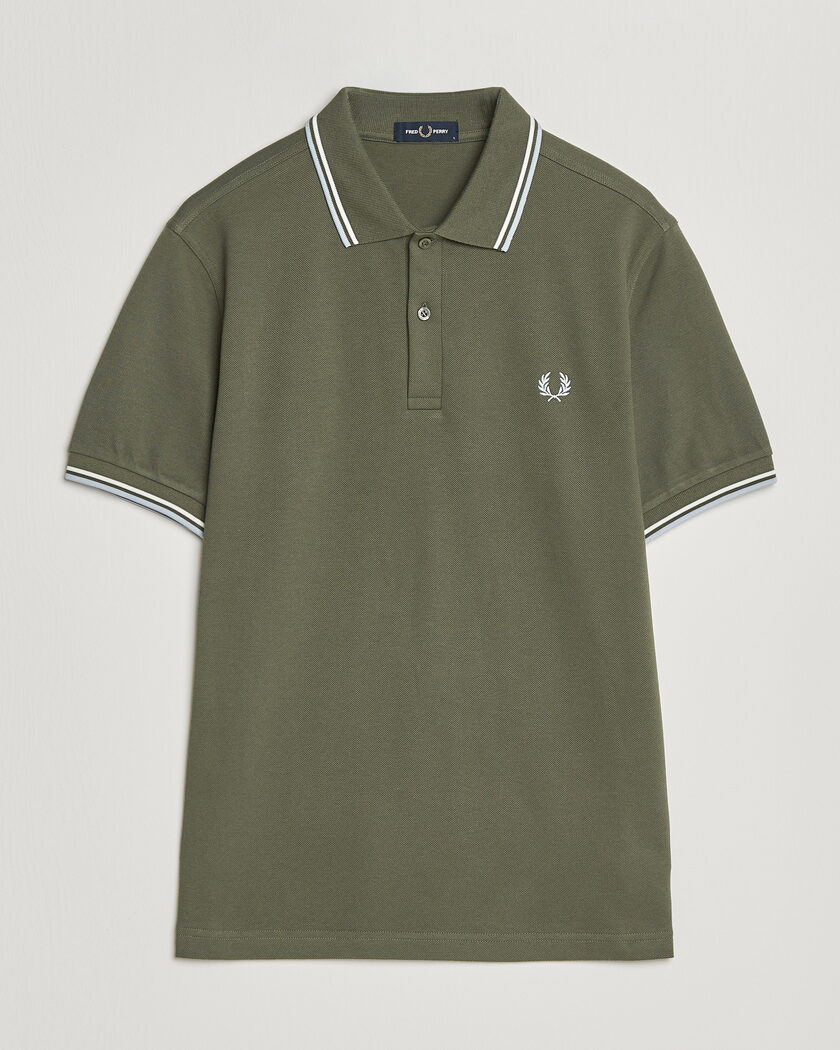 Fred Perry Twin Tipped Polo Shirt Laurel Wreath Green – Grün