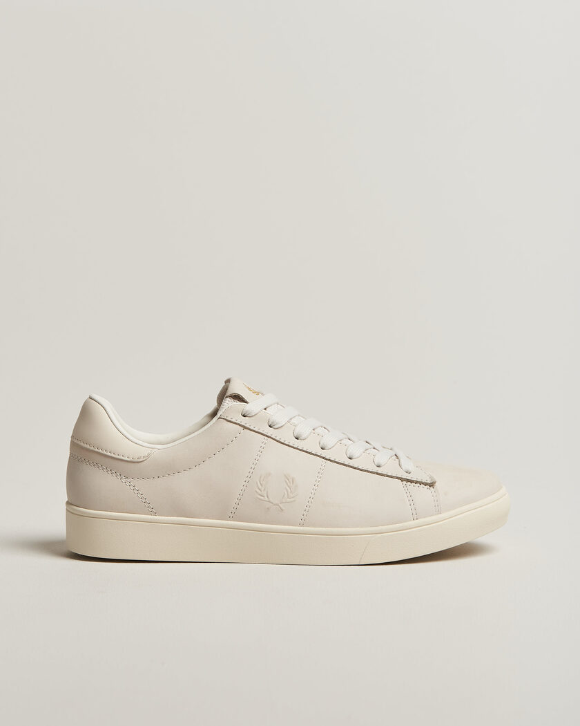 Fred Perry Spencer Nubuck Sneaker Snow White – Weiß
