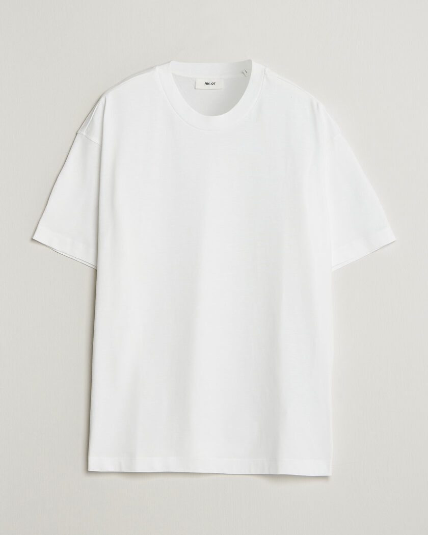 NN07 Lionel Suvin Cotton Crew Neck T-Shirt White – Weiß