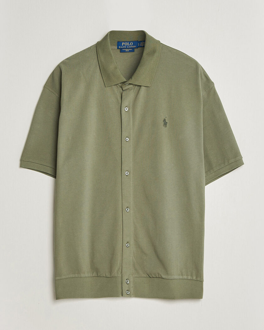 Polo Ralph Lauren Buttoned Polo Cruise Olive – Grün