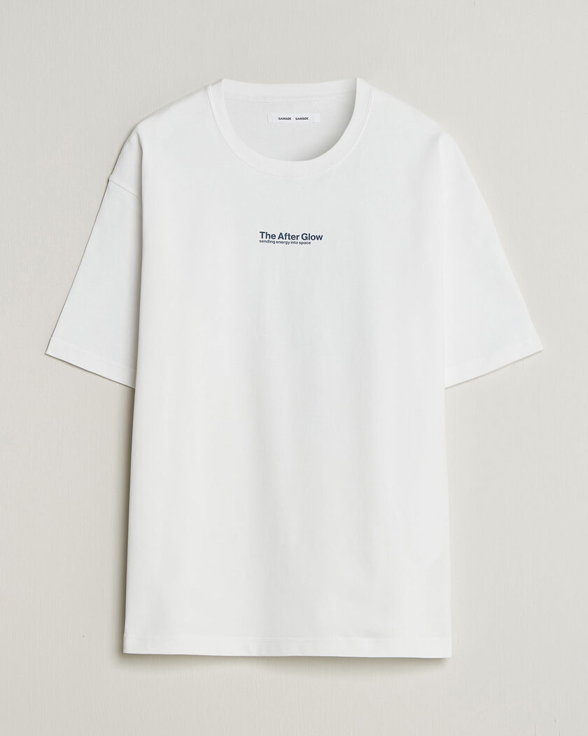 Samsøe Samsøe Uni Printed T-shirt White – Weiß