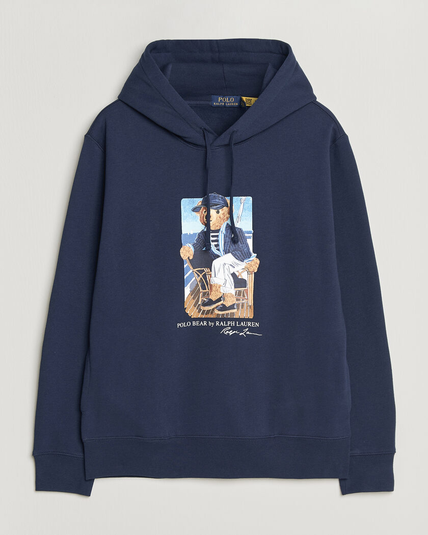 Polo Ralph Lauren Newport Bear Hoodie Navy – Blau