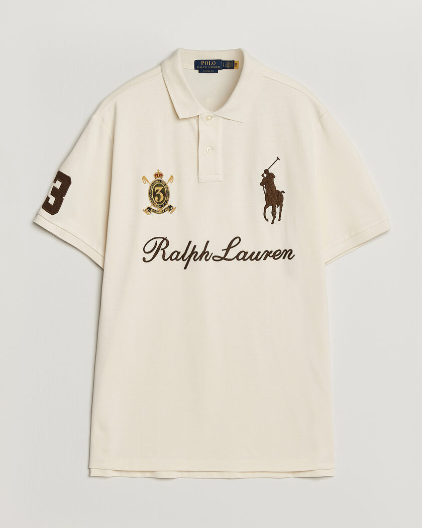 Polo Ralph Lauren Classic Fit Team Polo Guide Cream – Beige