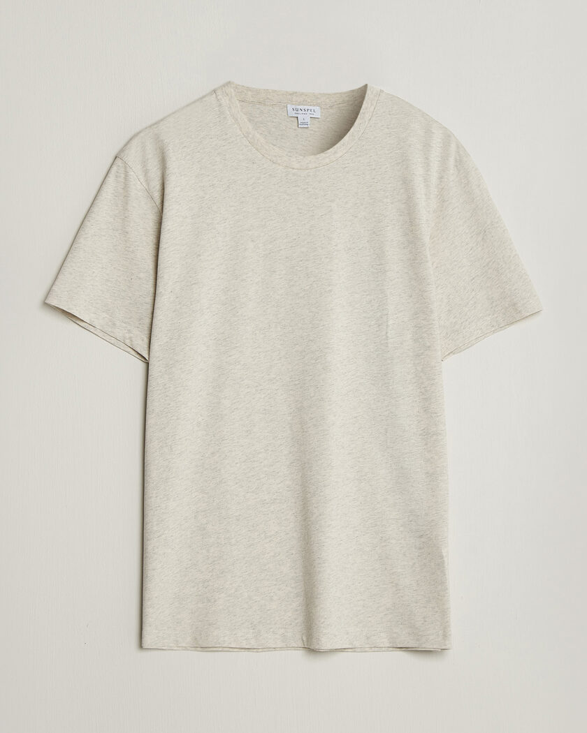 Sunspel Riviera Midweight T-Shirt Archive White – Weiß