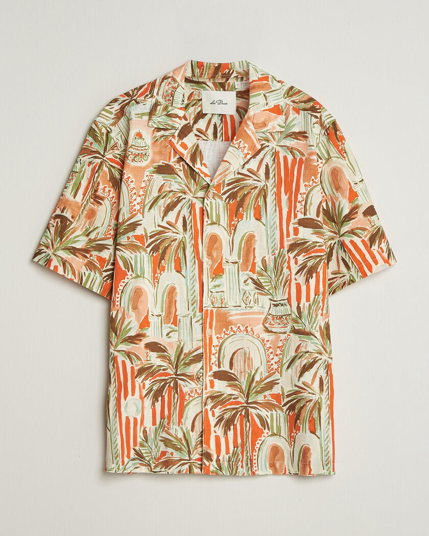 LES DEUX Palm AOP Short Sleeve Shirt Multi – Mehrfarbig