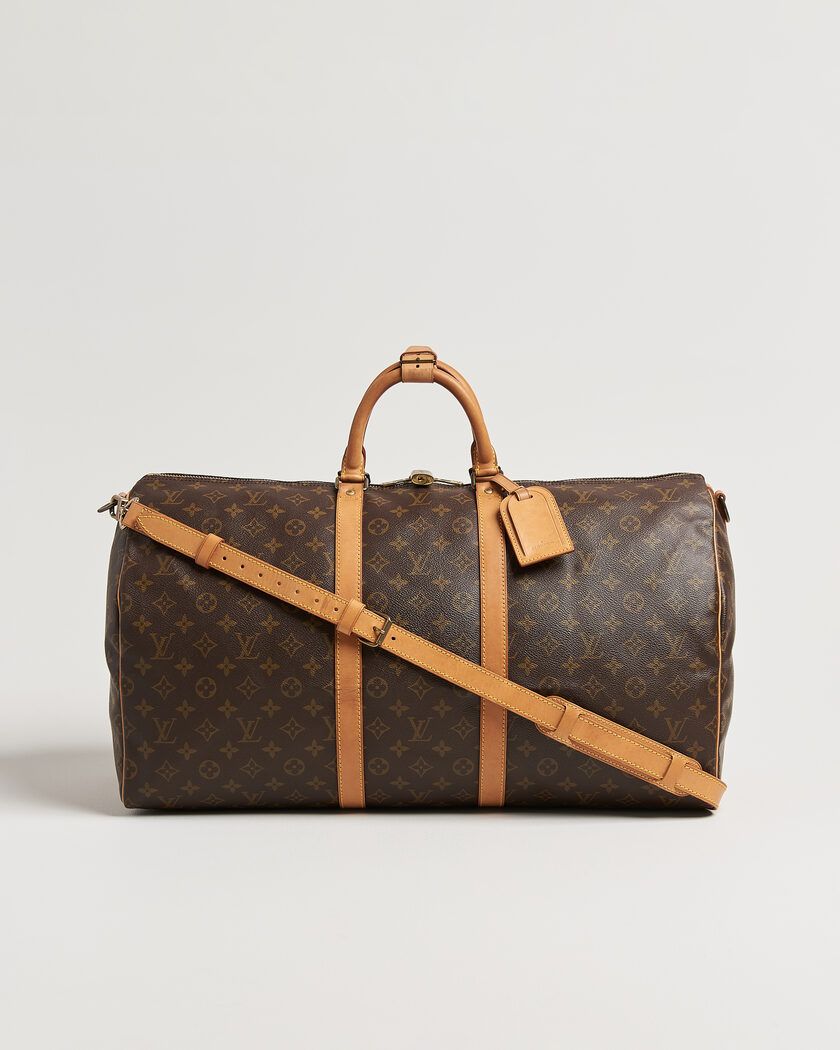 Louis Vuitton Pre-Owned Keepall Bandouliére 55 Monogram – Braun