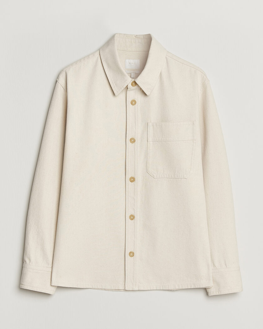 A.P.C. Basile Overshirt Off White – Weiß