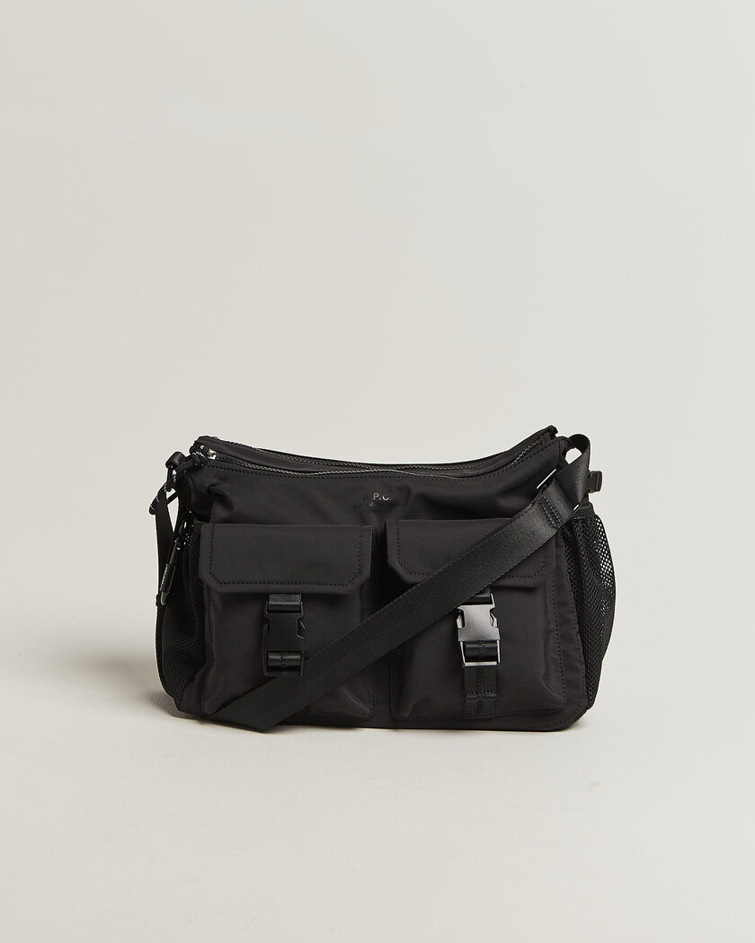 A.P.C. Trek Crossbody Bag Black – Schwarz