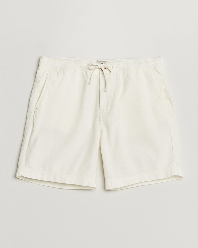 Morris Fenix Summer Cord Shorts Off White – Weiß
