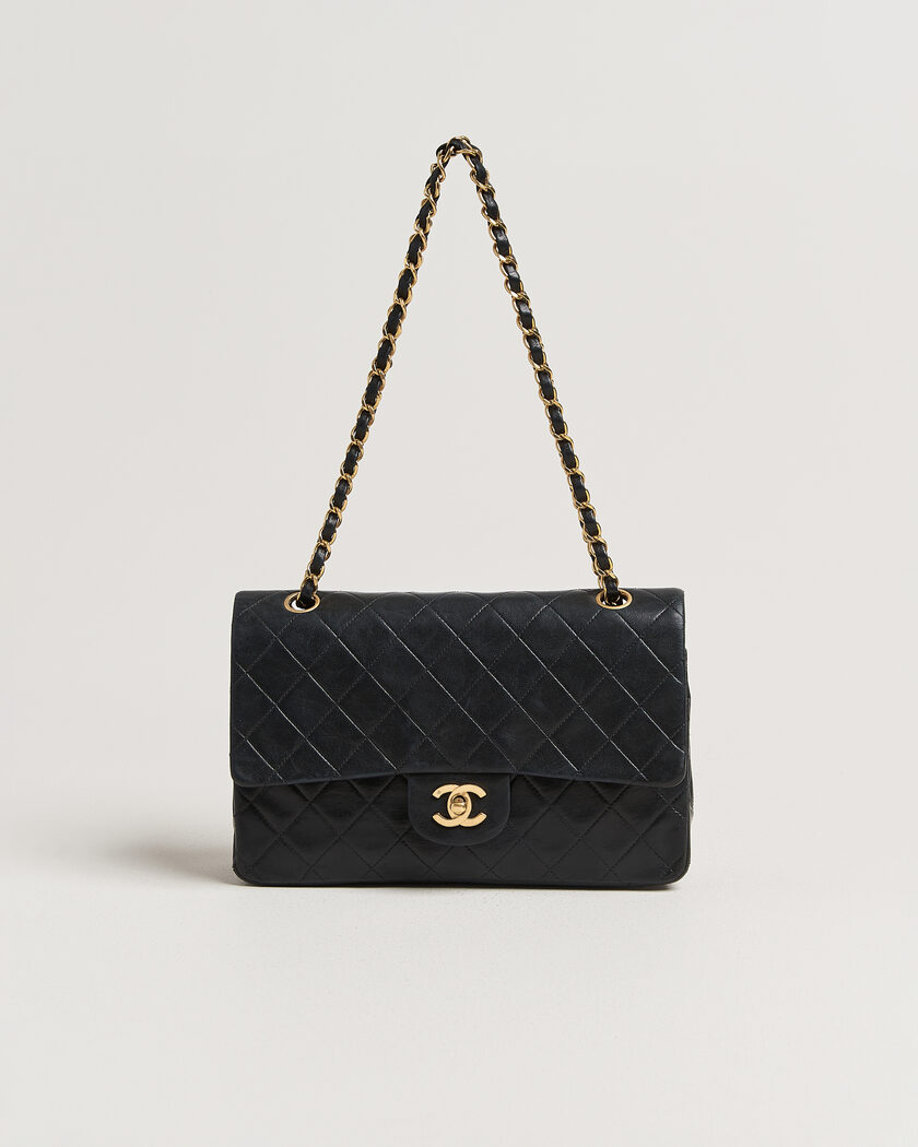 Chanel Pre-Owned Classic Medium Double Flap Bag Black – Schwarz