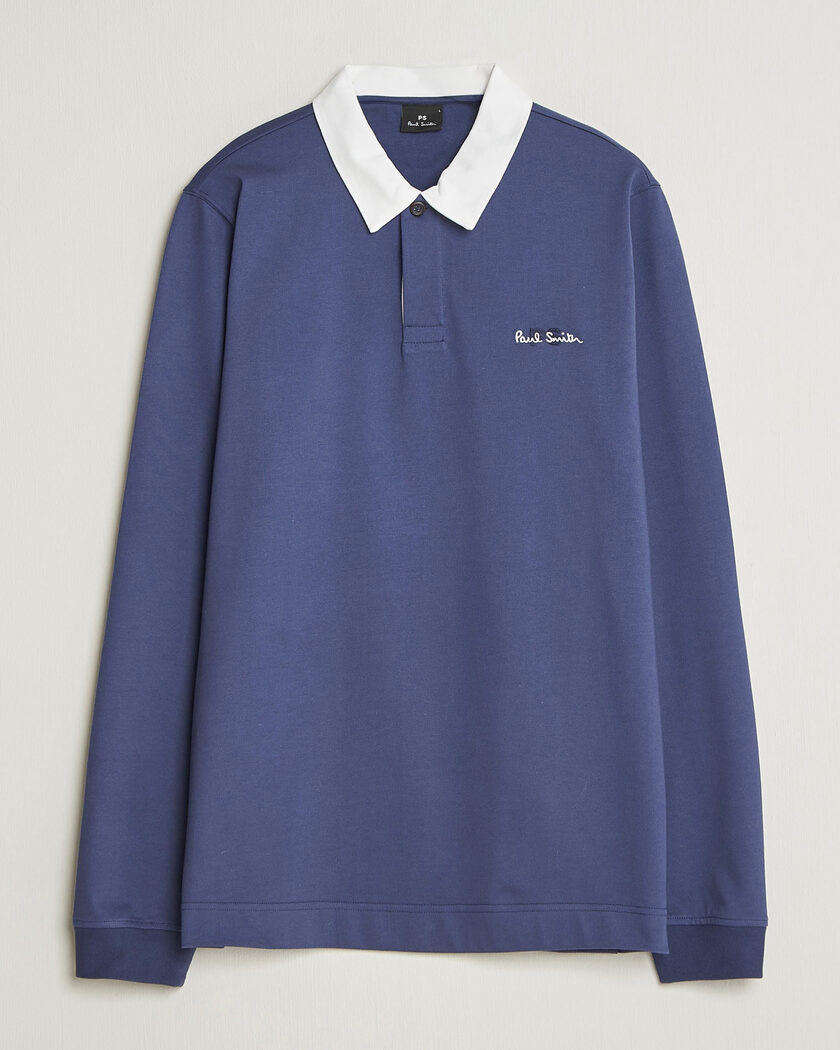 PS Paul Smith Organic Cotton Rugger Blue – Blau