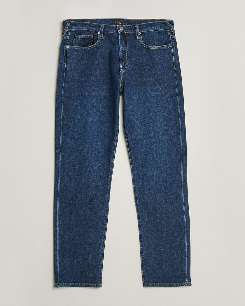 PS Paul Smith Relaxed Tapered Fit Jeans Dark Blue – Blau