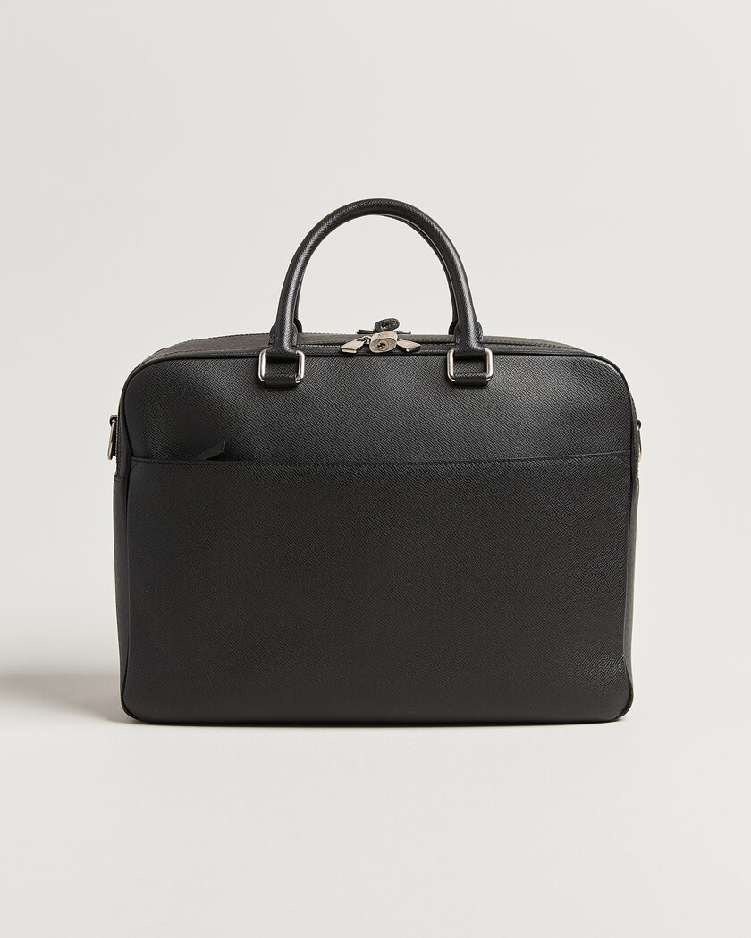 Louis Vuitton Pre-Owned Overnight Bag Taiga Leather Black – Schwarz