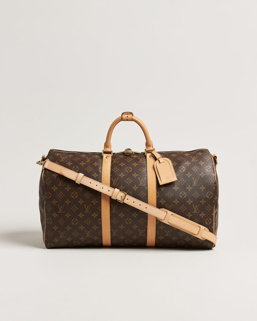 Louis Vuitton Pre-Owned Keepall 50 Bandouliére Monogram – Braun