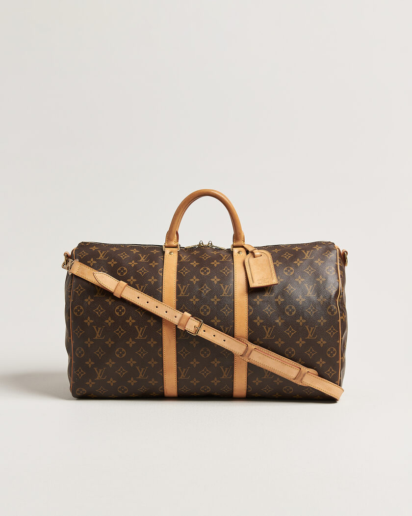 Louis Vuitton Pre-Owned Keepall 50 Bandouliére Monogram – Braun