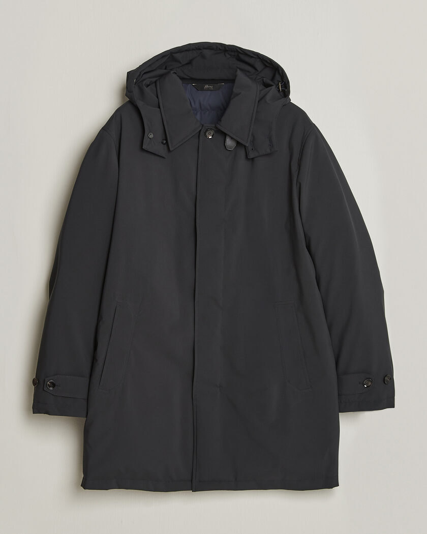 Brioni Performa Down Coat Navy – Blau