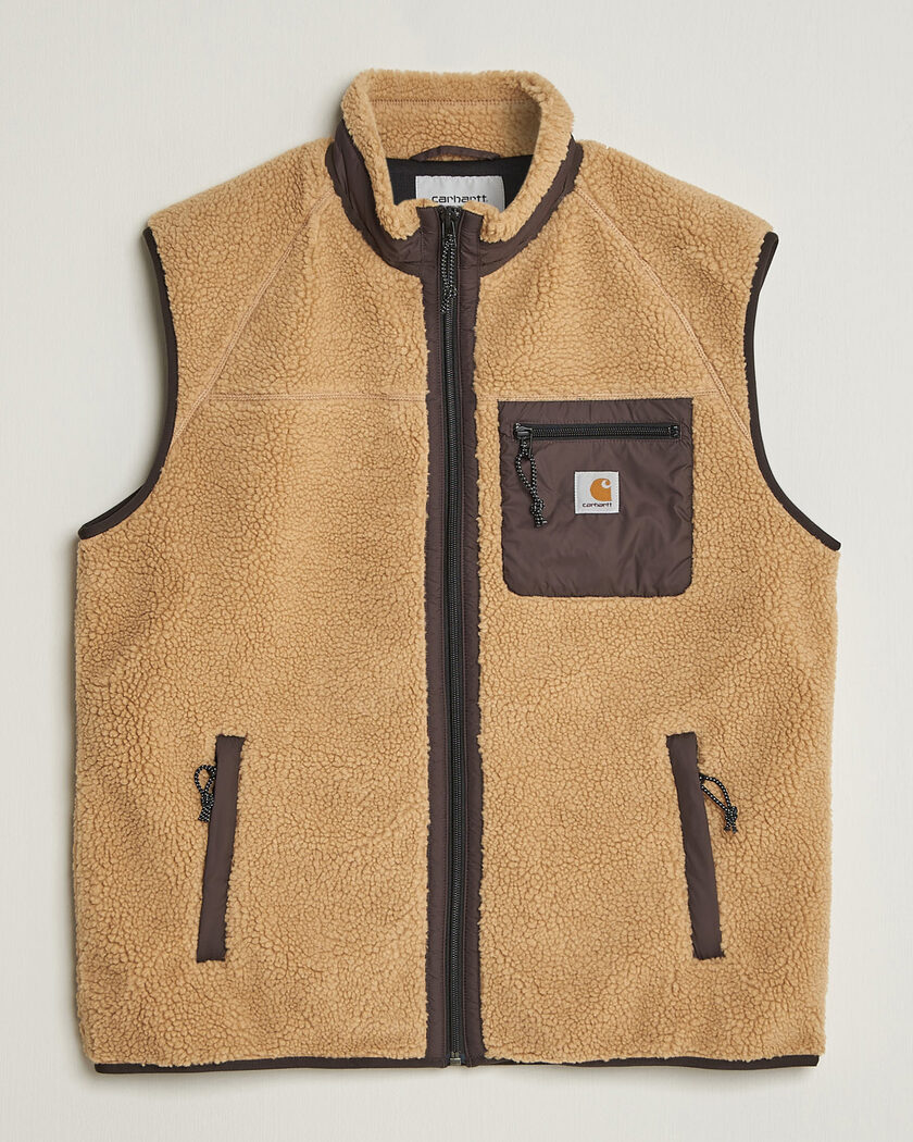 Carhartt WIP Prentis Pile Vest Tobacco – Braun