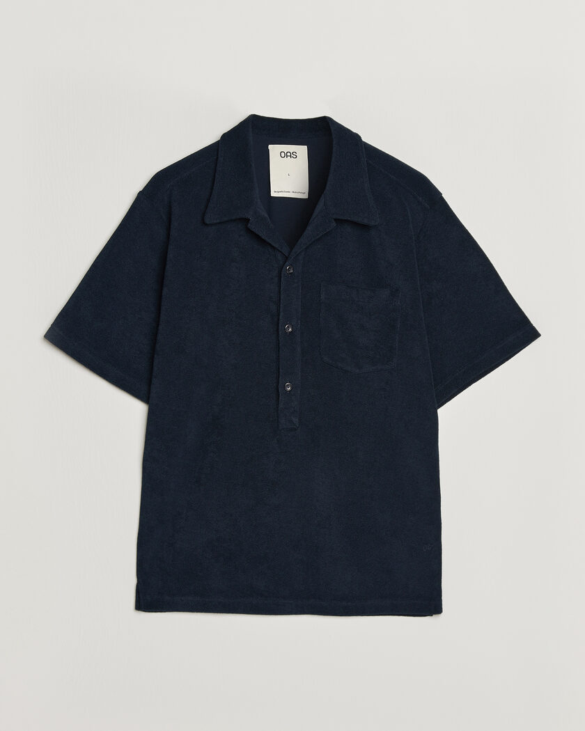 OAS Novo Regular Fit Terry Polo Dark Blue – Blau