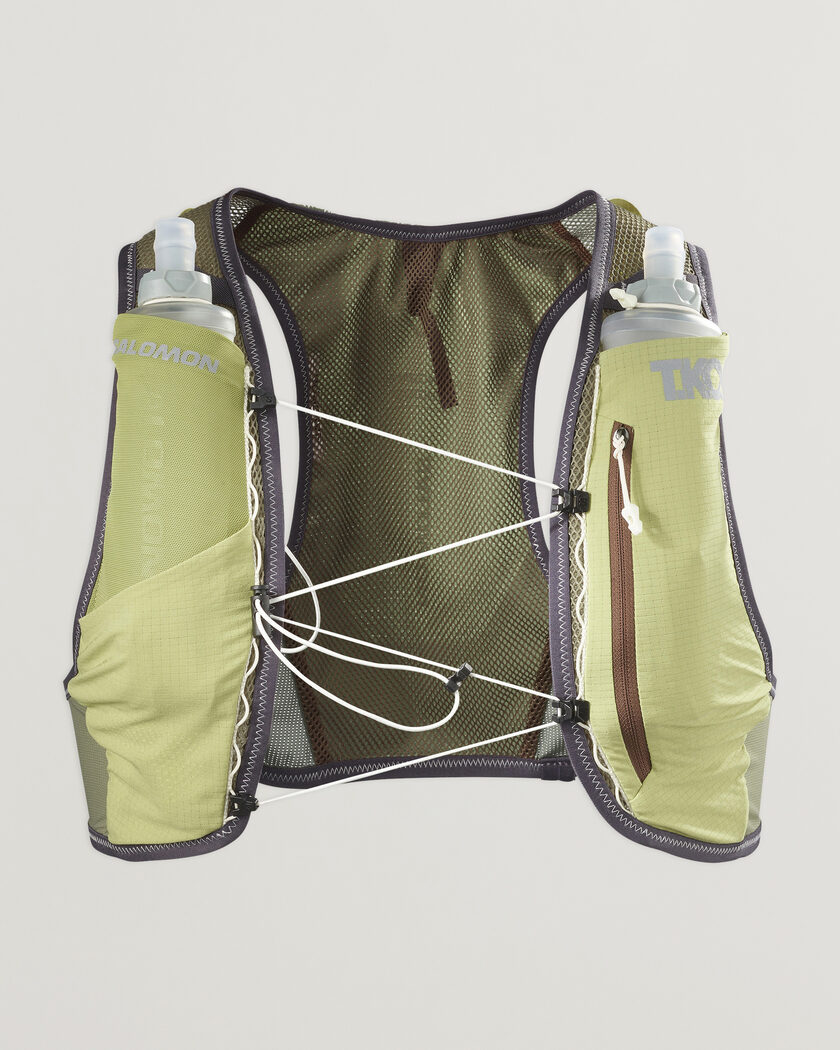 Pas Normal Studios X Salomon Race Skin 2 Vest Sweat Pea – Grün