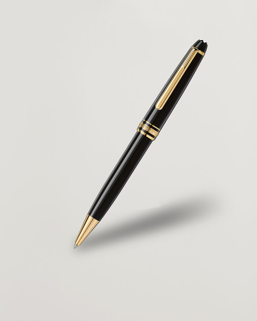Montblanc Meisterstück Gold-Coated Midsize Ballpoint  – Schwarz