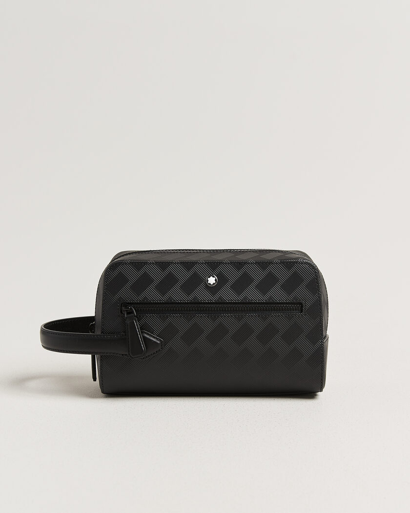 Montblanc Toiletry Clutch Extreme Leather Black – Schwarz
