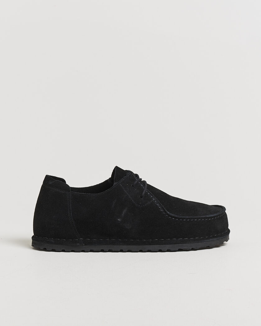 BIRKENSTOCK Utti Lace Loafer Black Suede – Schwarz