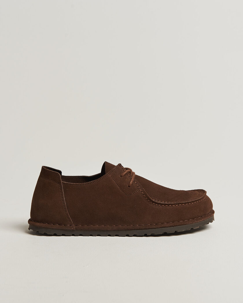 BIRKENSTOCK Utti Lace Loafer Carafe Suede – Braun